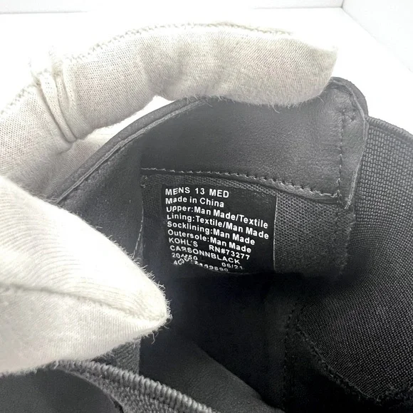 SONOMA GOODS FOR LIFE W/ORTHOLITE eco TECHNOLOGY, CHUKKA BOOTS, SIZE 13, BLACK - Picture 9 of 11